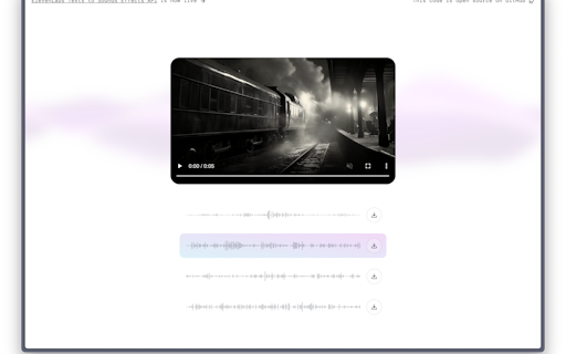 Video to Sound Effects by ElevenLabs