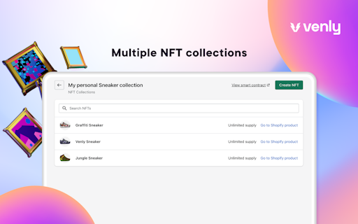 Shopify NFT App