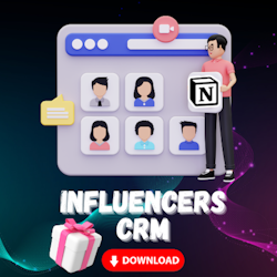 CRM for Influencers and Deals Management