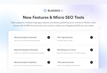 BlogSEO AI Micro Tools
