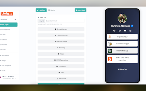 Biofy.io 2.0