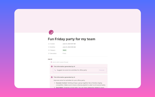 Sticky Notes with AI