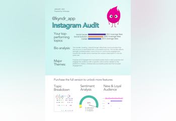 Infiniscape's Social Media Audit