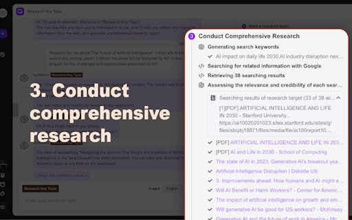 Research Agent by SynthMind