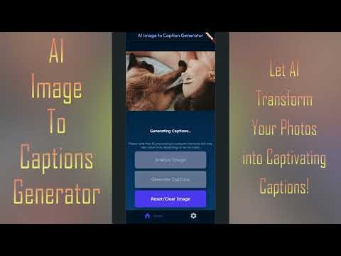 AI Image to Captions Generator