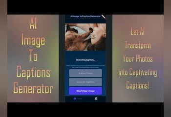 AI Image to Captions Generator