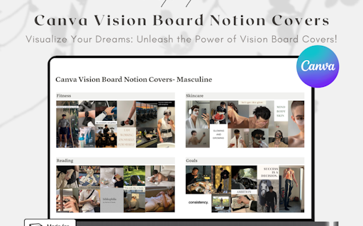 Canva Vision Board Notion Covers