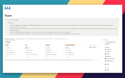 Clinic Operations Dashboard