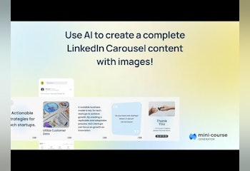 AI-Powered LinkedIn Carousel Creator
