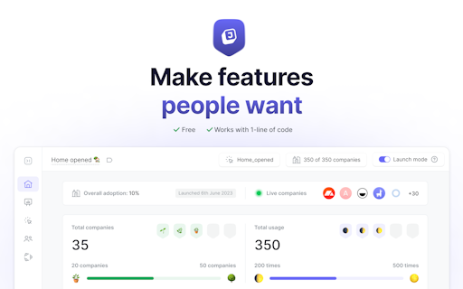 Feature Launch by June
