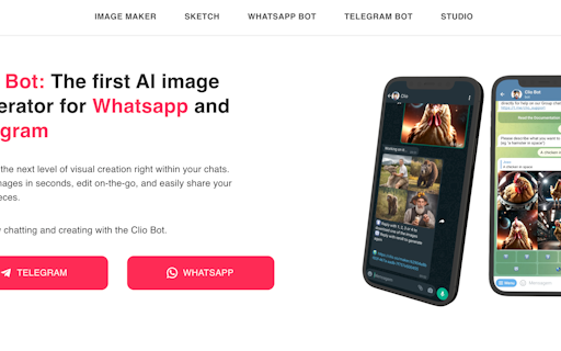 Clio Image Maker for Whatsapp & Telegram