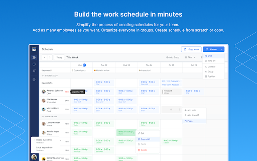 Everhour Shifts