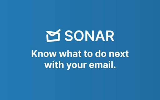 SONAR - An Email Tracker for Gmail