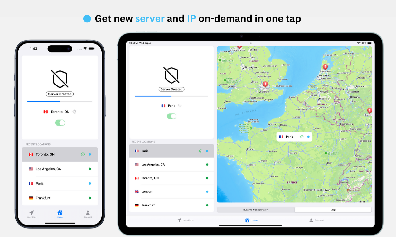 UpVPN for iOS and iPadOS