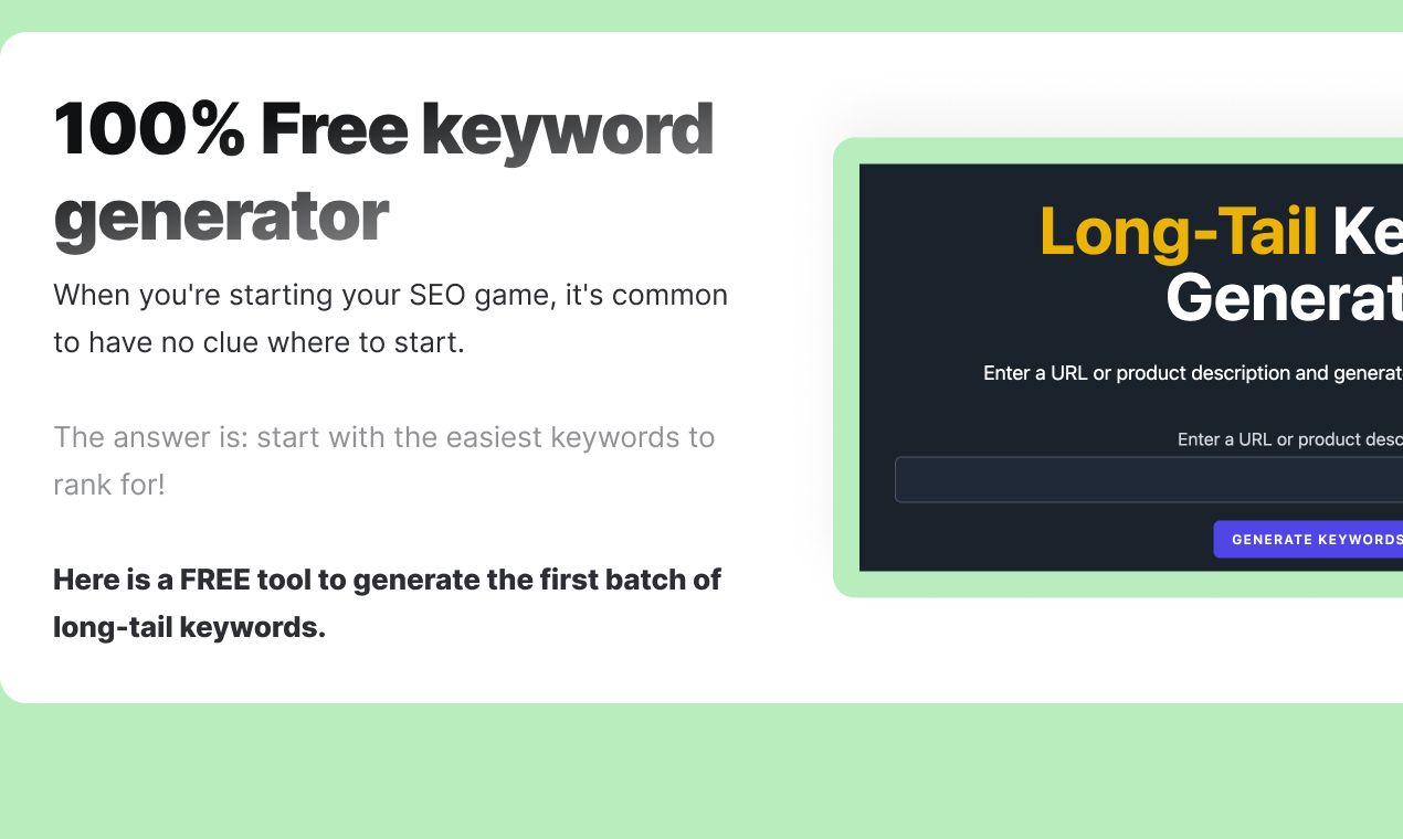 Long-tail Keyword Generator