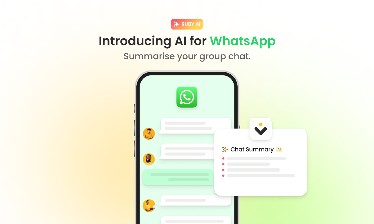 Ruby AI for WhatsApp