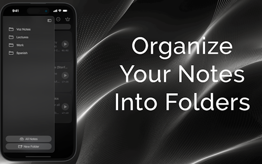 Voz AI Voice Note Taker