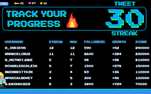 Tweet Streak 30