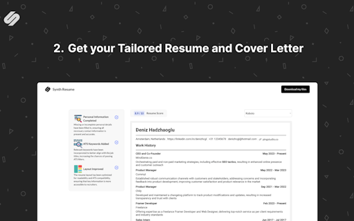 Synth Resume