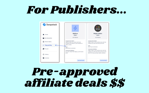 Affiliates by Swapstack