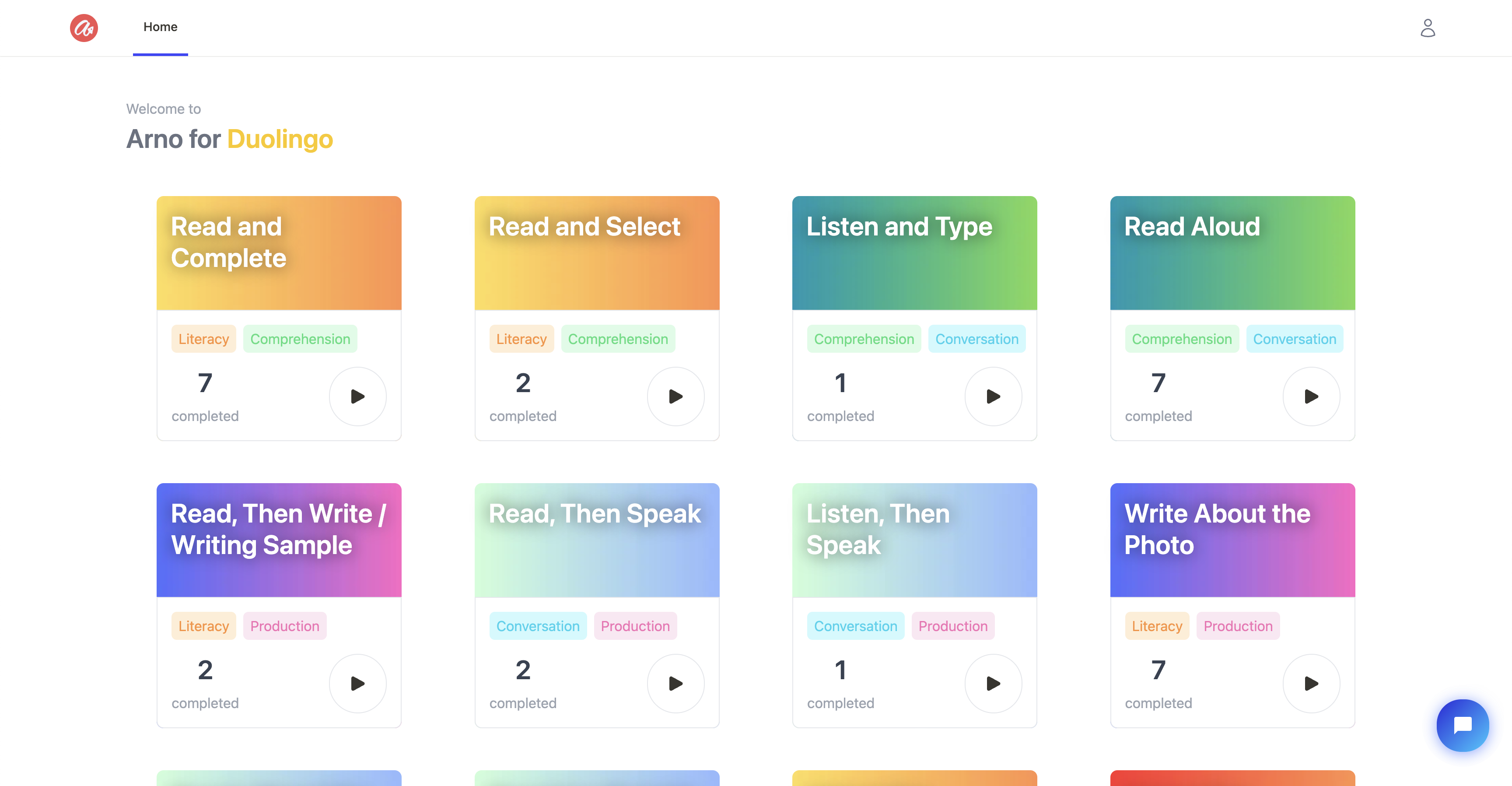 Arno for the Duolingo English Test