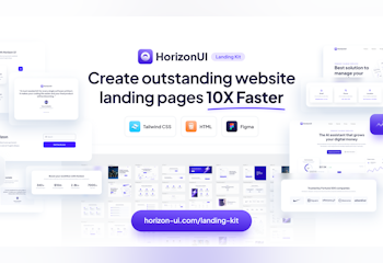 Horizon UI Landing Kit