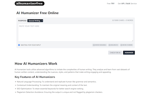 AI Humanizer Free Online