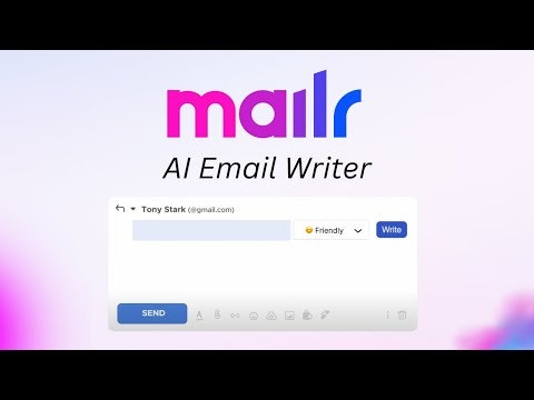 Mailr - AI Email Writer