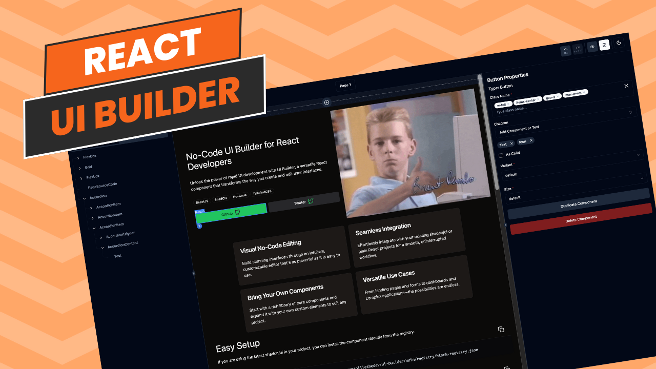 UI Builder for shadcn/ui