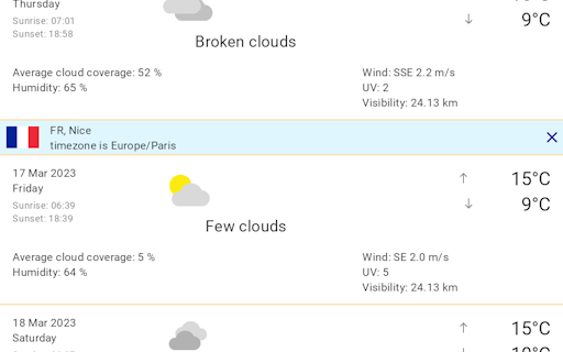 Weatheler = weather + traveler