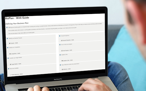 BizPlan - Business Plan Builder w/Guide