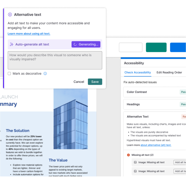 Venngage Accessible Design Tool