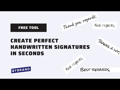 Handwritten Signature Generator