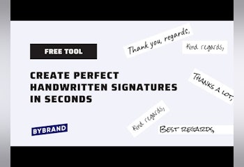 Handwritten Signature Generator