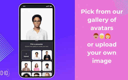 D-ID Creative Reality™ Studio Mobile App