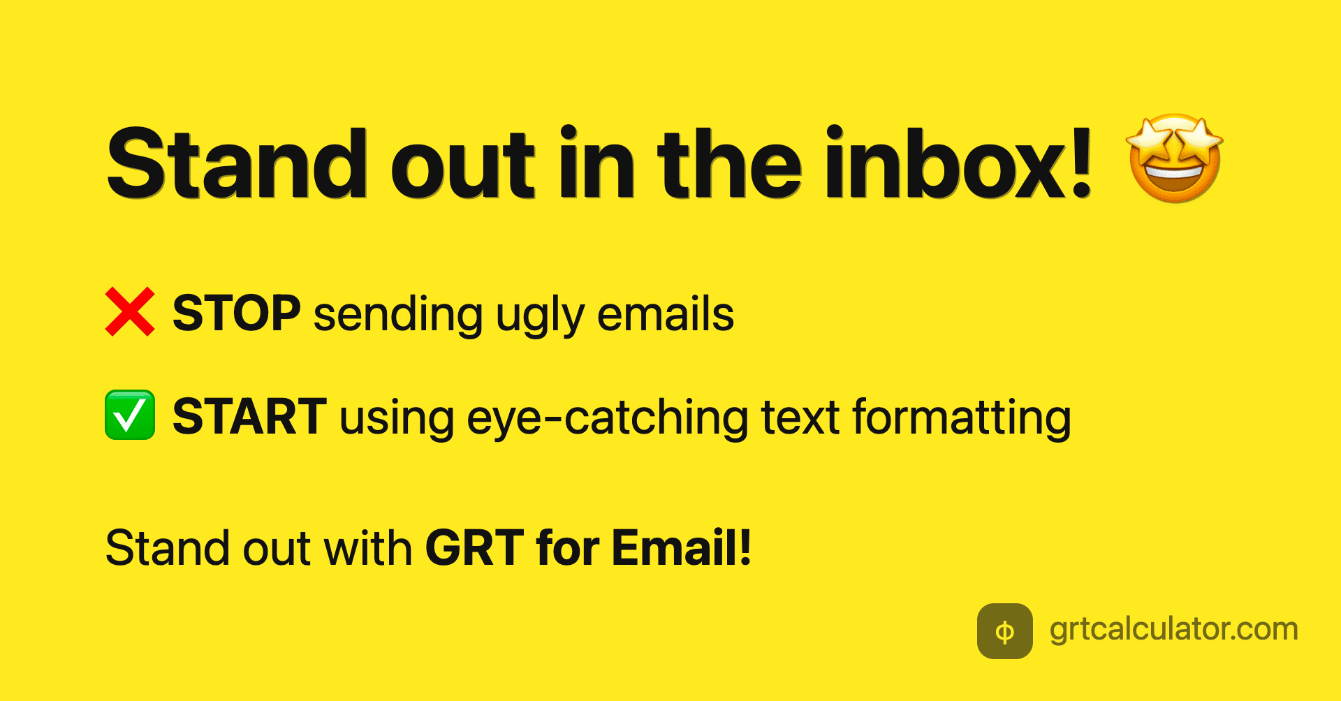 Golden Ratio Typography (GRT) for Email