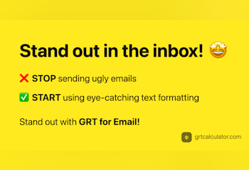 Golden Ratio Typography (GRT) for Email