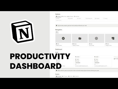 Notion Productivity Dashboard
