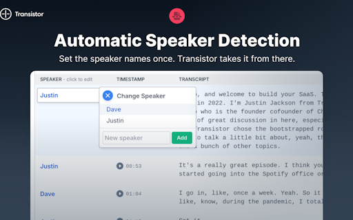 AI Podcast Transcription
