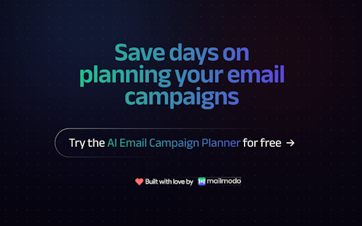 AI Email Campaign Planner