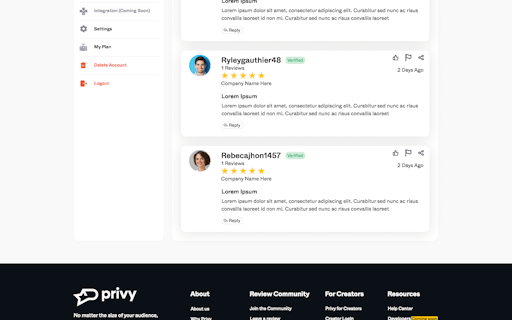 Privy Reviews