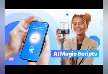 BIGVU Voice to Script AI Magic Writer