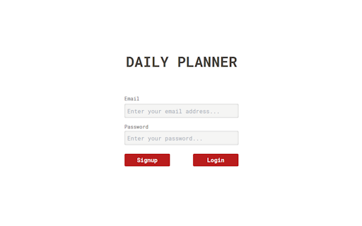 Daily Planner