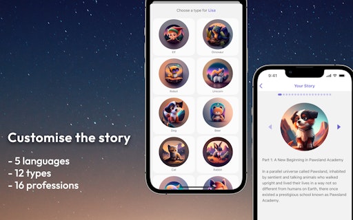 Oscar personal bedtime stories