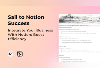 30-Day Voyage Notion Compass