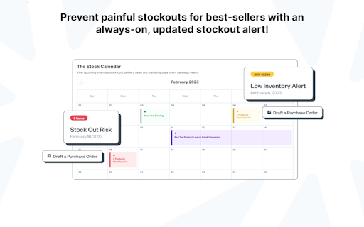 Centro Inventory Calendar
