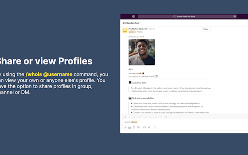 AI Profile For Slack