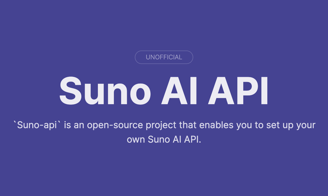SunoAI API