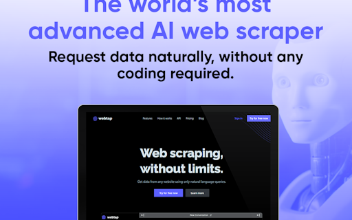 Webtap - AI Web Scraper