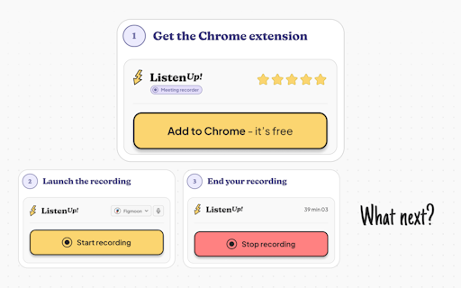 Meeting Recorder for Product Teams